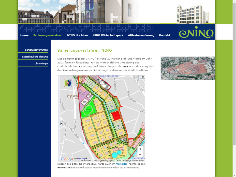 Screenshot Website