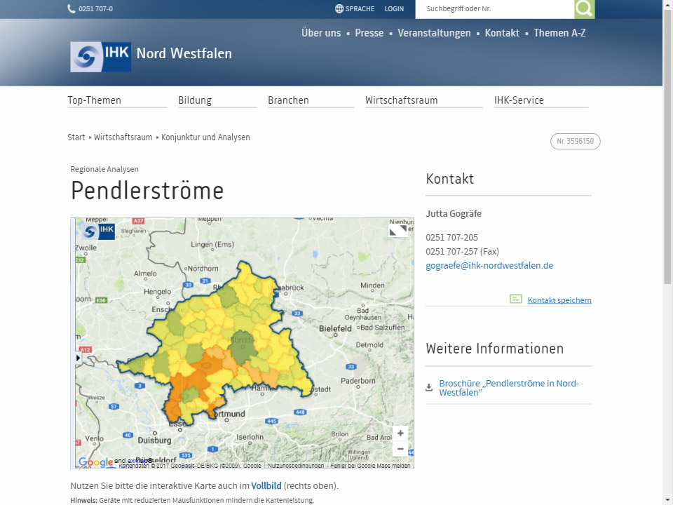 Screenshot Pendleratlas